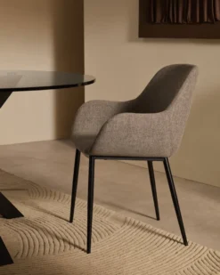 Kave Home Konna Staal Eetkamerstoel