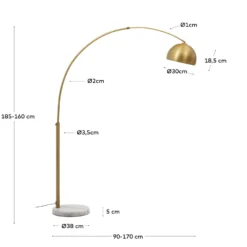 Kave Home Madali Vloerlamp