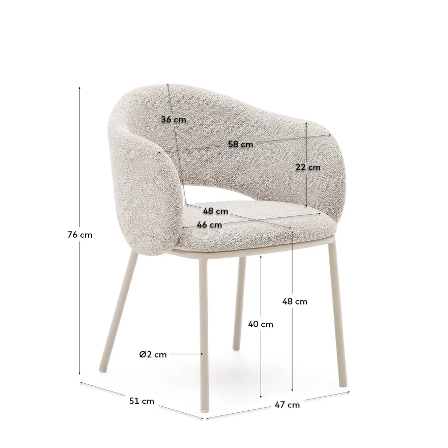 Kave Home Maina Eetkamerstoel