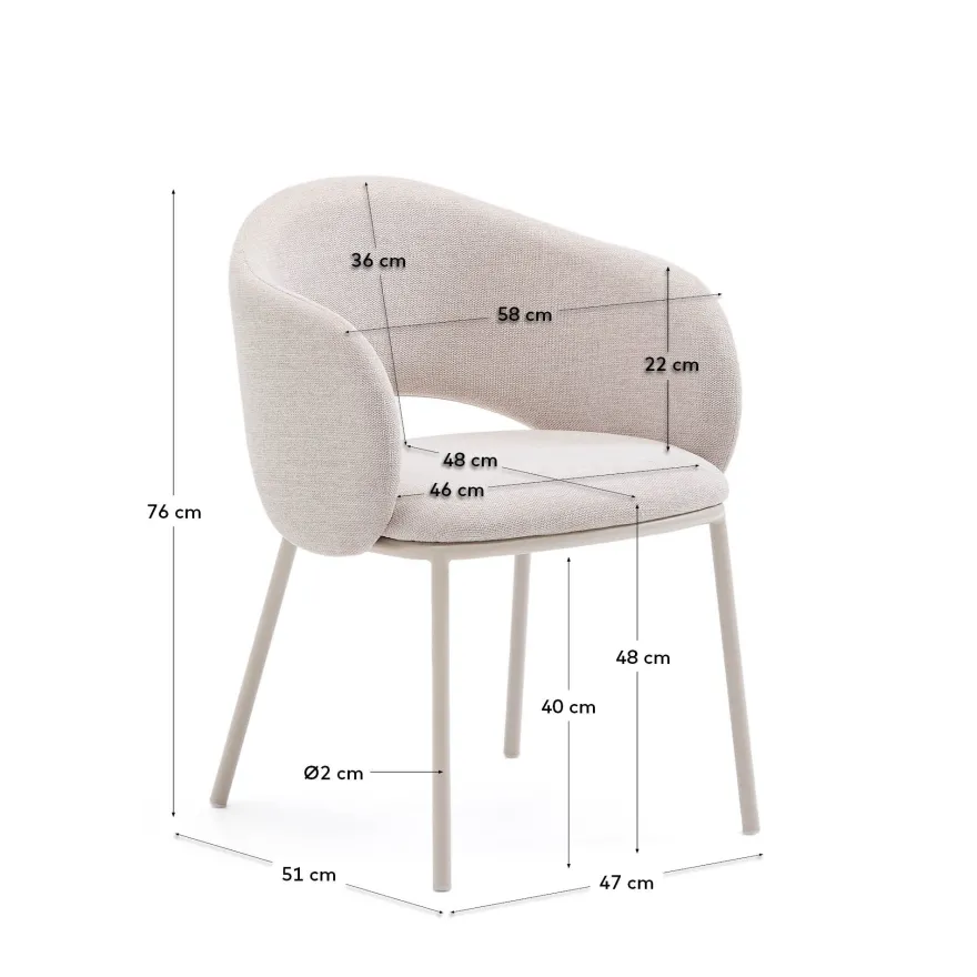 Kave Home Maina Eetkamerstoel