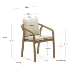 Kave Home Malaret Tuinstoel