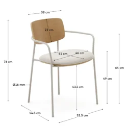 Kave Home Maureen Eetkamerstoel
