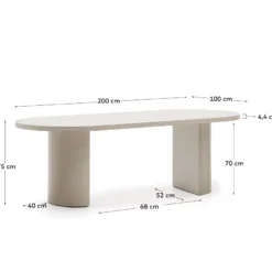 Kave Home Nealy Eettafel