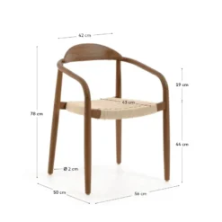 Kave Home Nina Tuinstoel