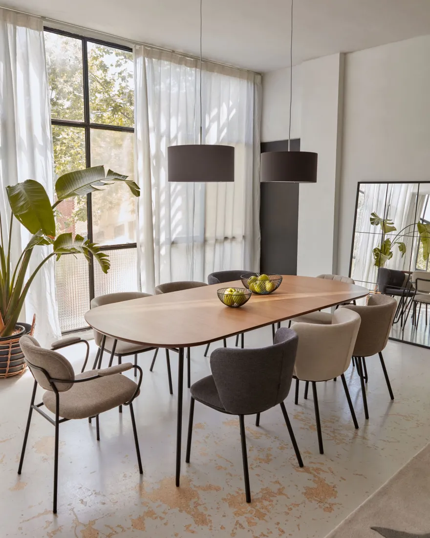 Kave Home Novaks Uitschuifbare Eettafel