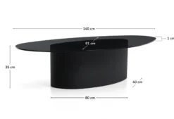 Kave Home Olir M Salontafel