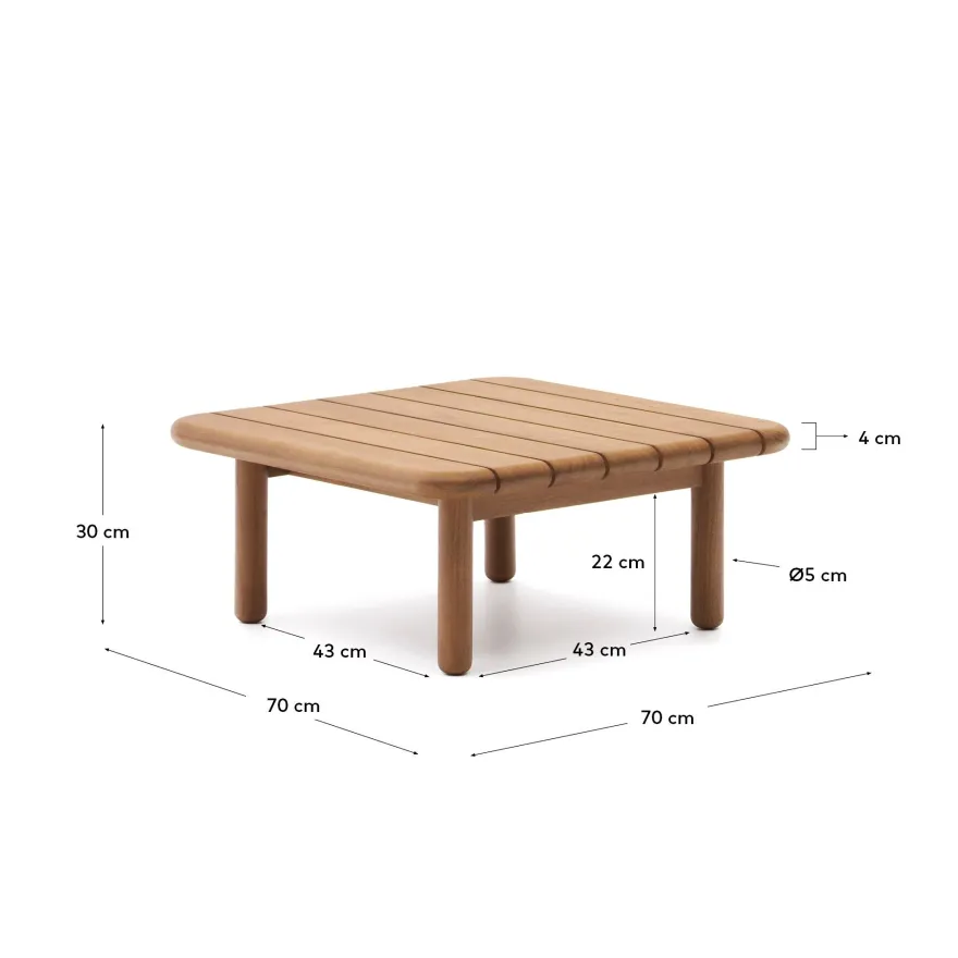 Kave Home Turqueta Vierkante Salontafel