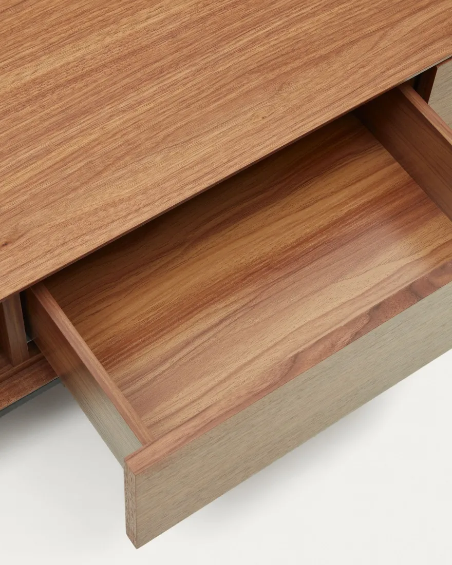 Kave Home Vedrana Walnoot Tv-meubel