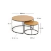 Kave Home Yoana Salontafelset