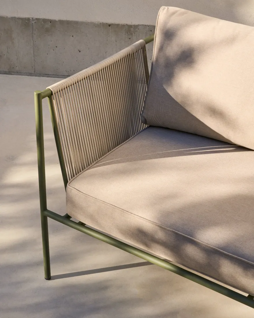 Kave Home Zivia Outdoor 3-Zitsbank