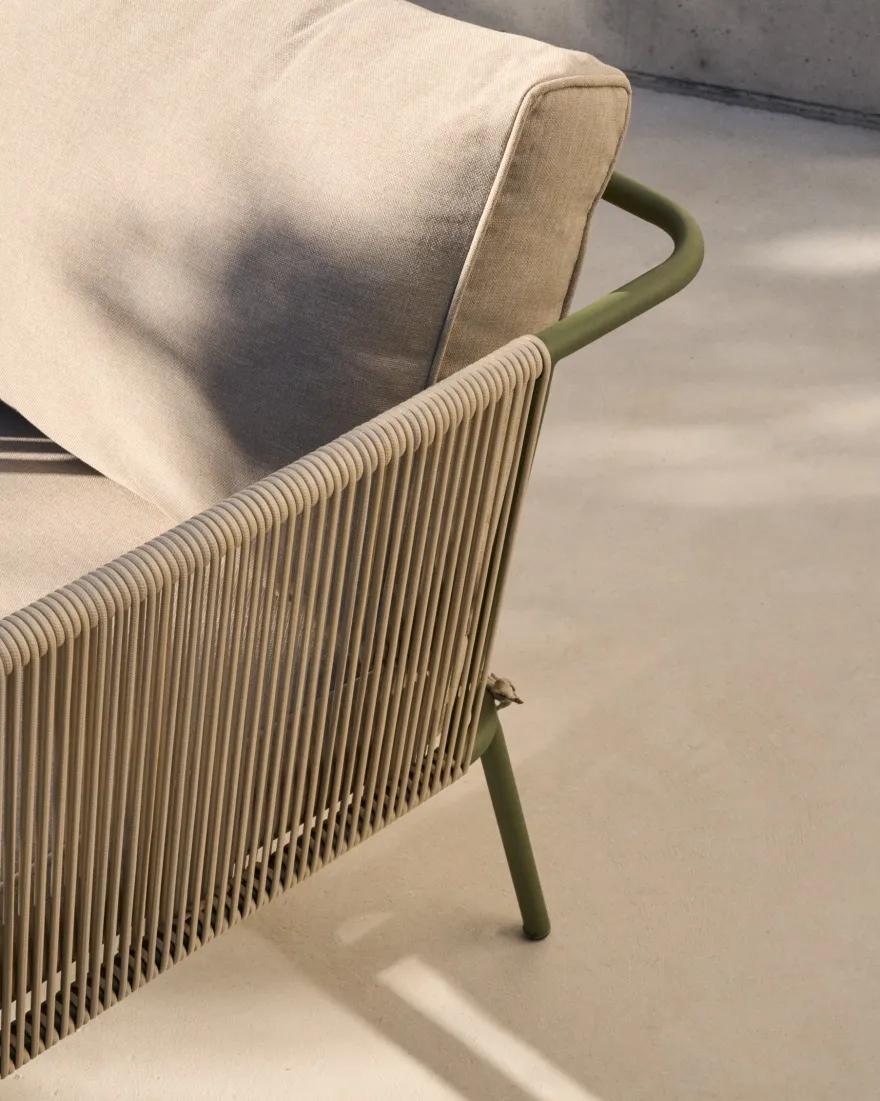 Kave Home Zivia Outdoor 3-Zitsbank