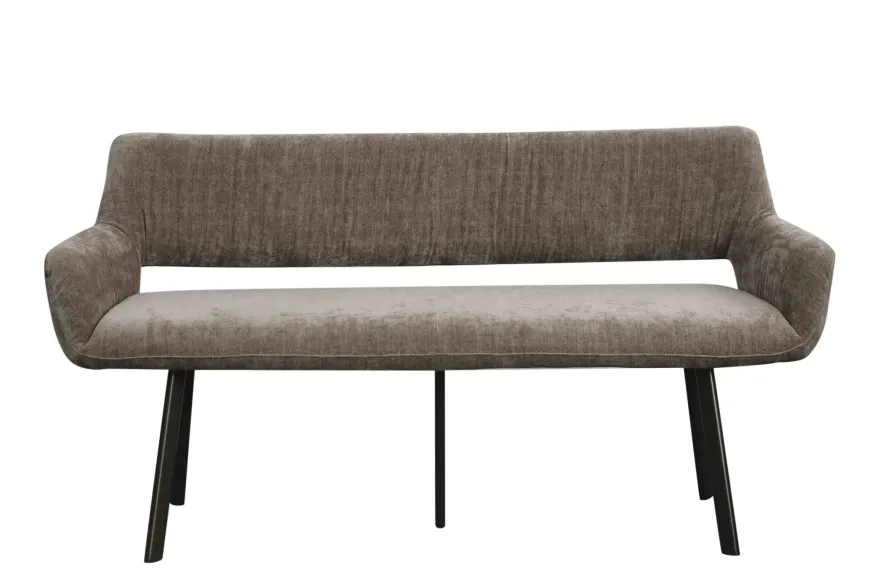 LOTS Vito Dark Beige Eetkamerbank