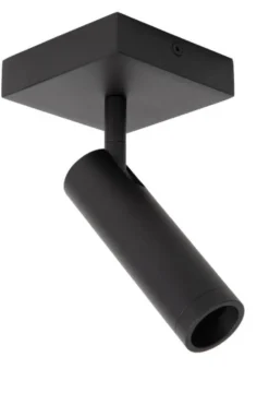 Lucide Grado Zwart Plafondspot