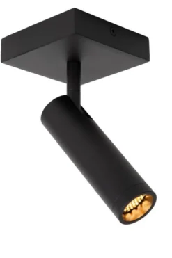 Lucide Grado Zwart Plafondspot