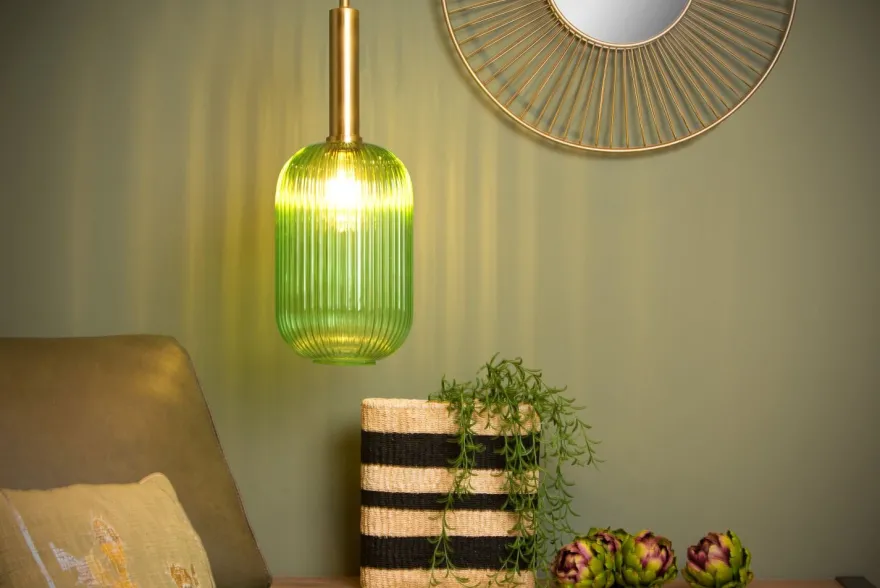 Lucide Maloto Groen Hanglamp