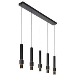 Lucide Margary Zwart Hanglamp
