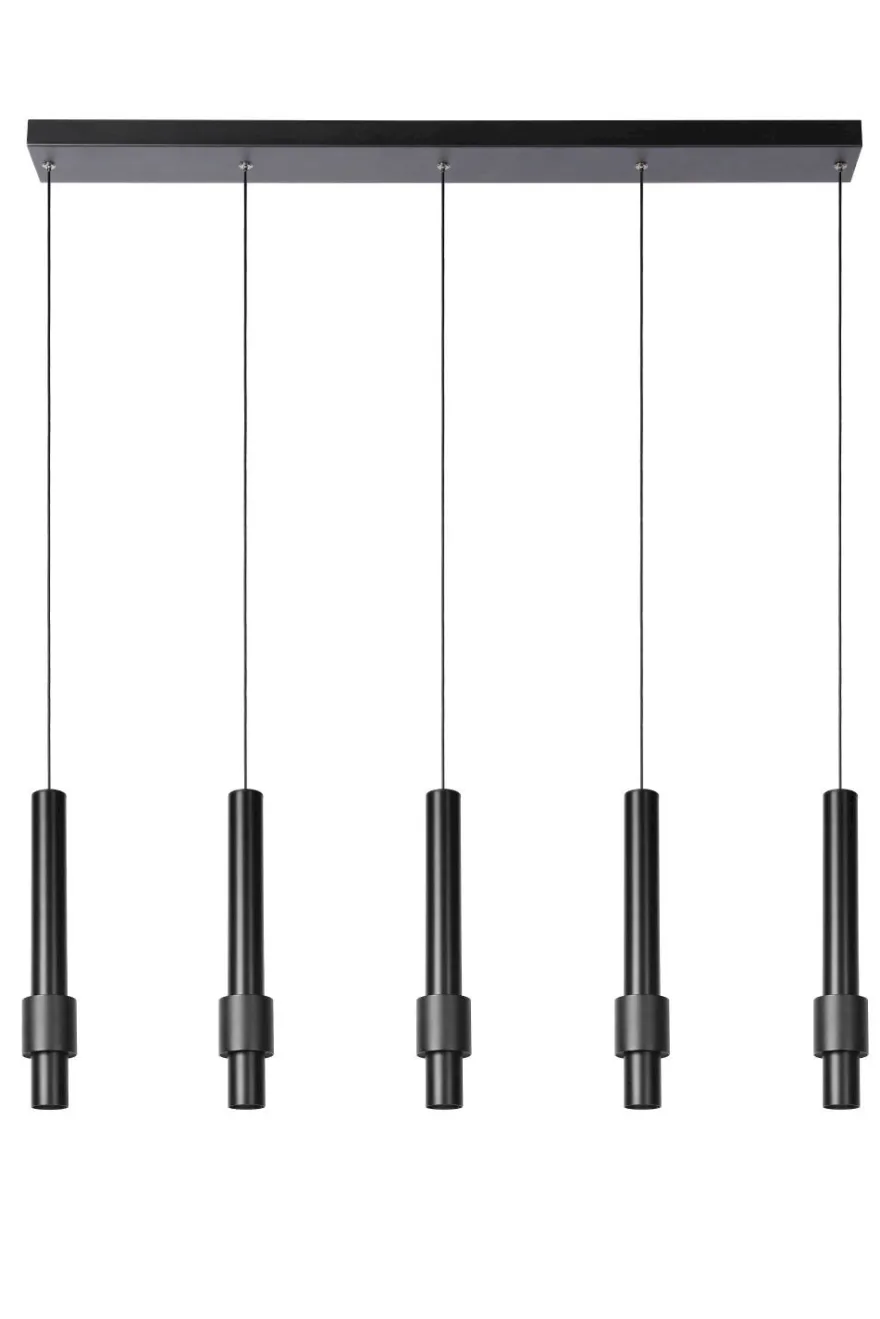 Lucide Margary Zwart Hanglamp