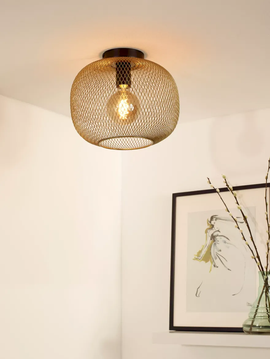Lucide Mesh Plafondlamp