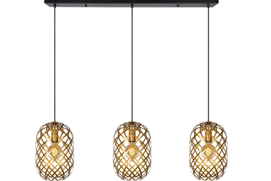 Lucide Wolfram Goud Hanglamp
