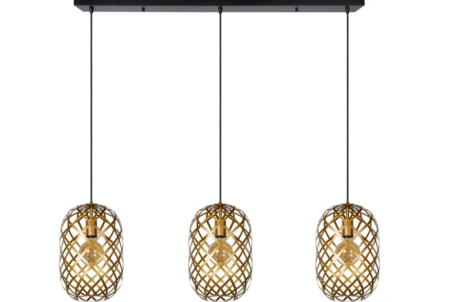 Lucide Wolfram Goud Hanglamp