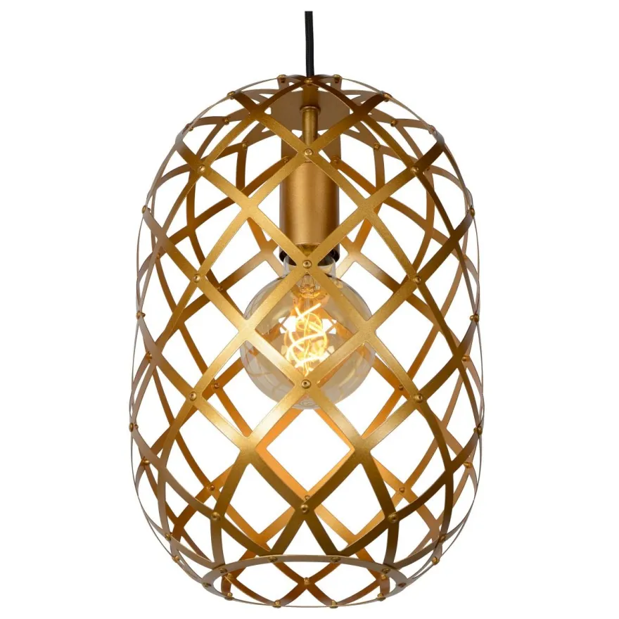 Lucide Wolfram Goud Hanglamp