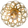 Lucide Wolfram Goud Plafondlamp