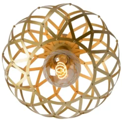 Lucide Wolfram Goud Plafondlamp