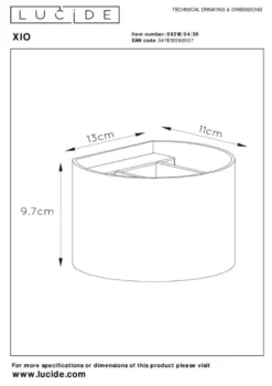 Lucide Xio Wandlamp