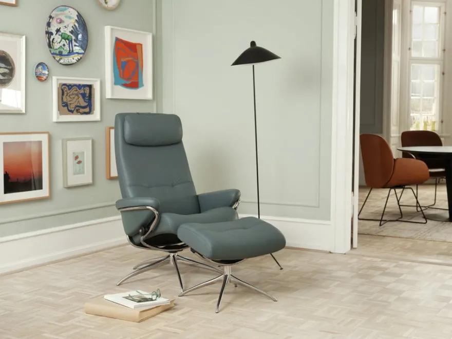 Stressless Berlin Relaxfauteuil + Hocker
