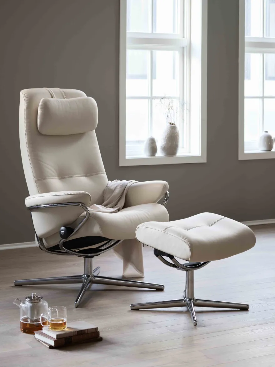 Stressless Berlin Relaxfauteuil + Hocker