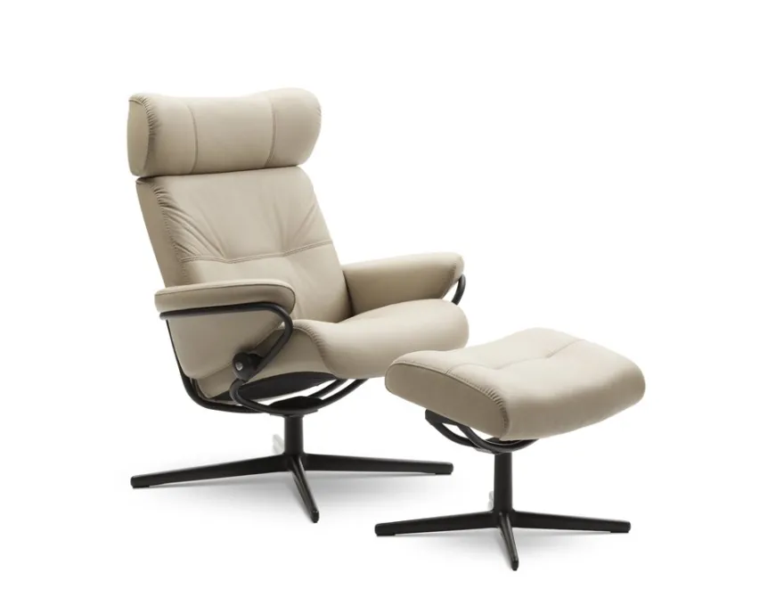 Stressless Berlin Relaxfauteuil + Hocker