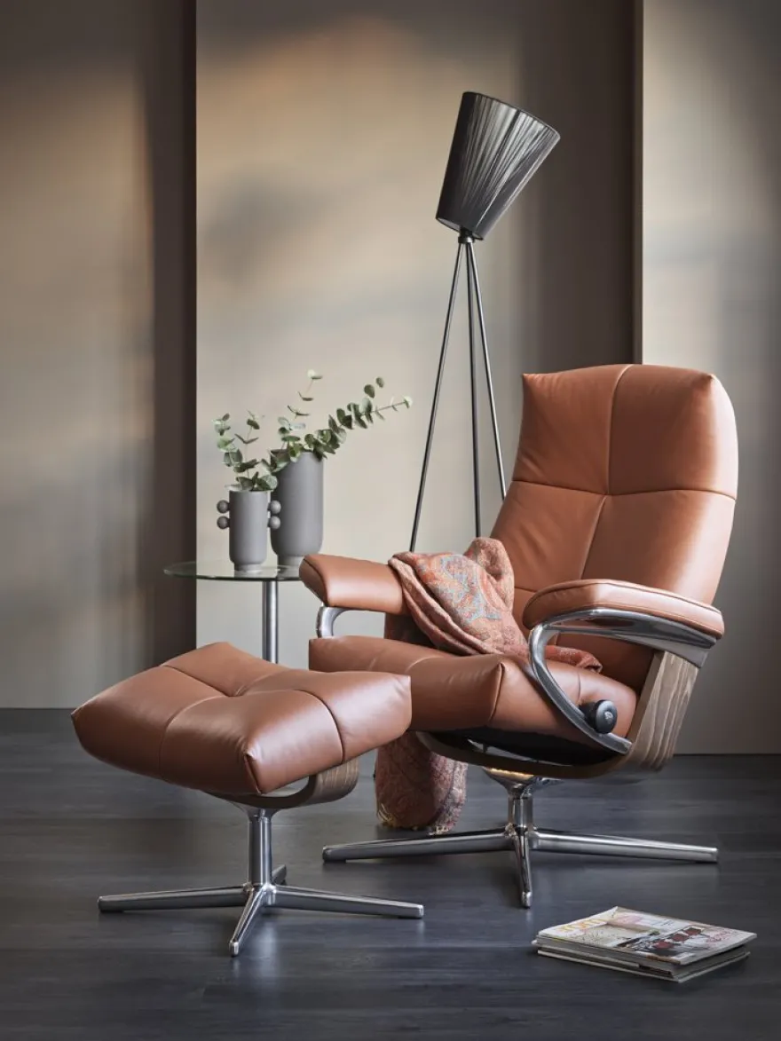 Stressless David Relaxfauteuil + Hocker
