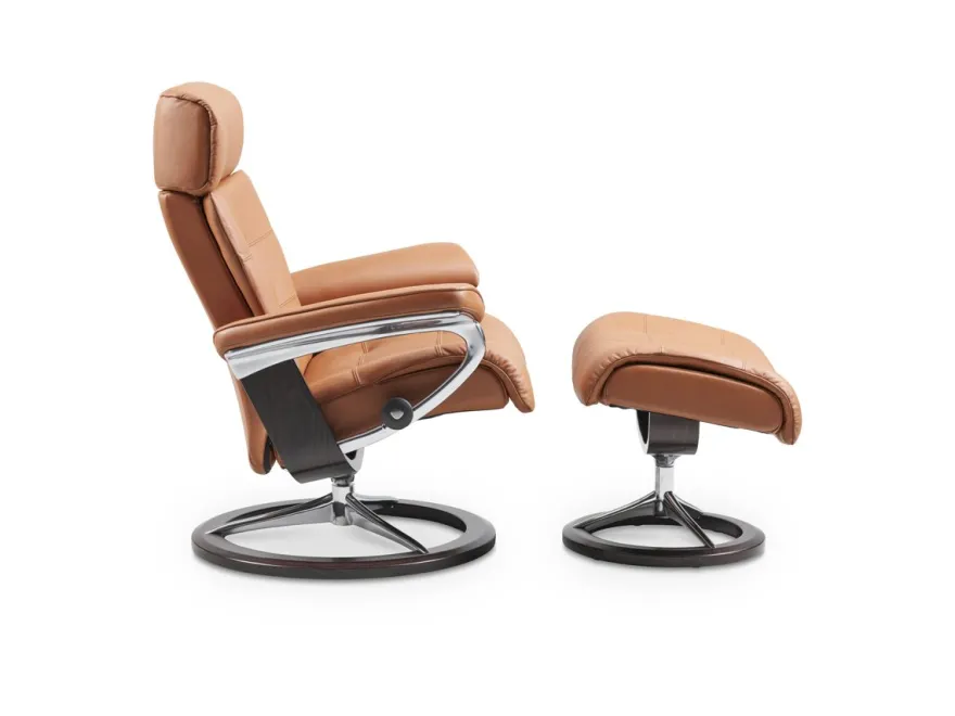 Stressless Erik M Relaxfauteuil + Hocker