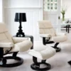 Stressless Ruby Relaxfauteuil + Hocker
