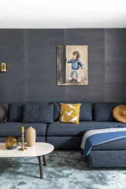 Trendhopper Cowan Blauw Vloerkleed