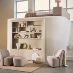 vtwonen Lofty Bouclé Hocker