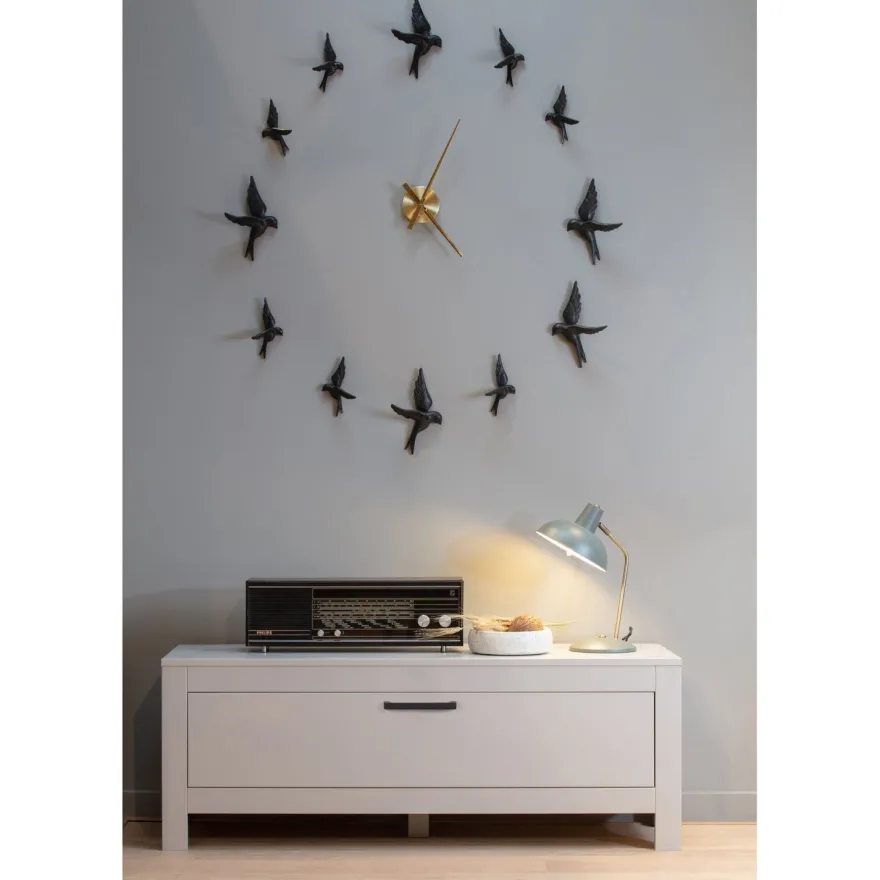 WOOOD Avaler Vogels Set van 4 Wanddecoratie