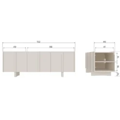 WOOOD Basu Tv-meubel