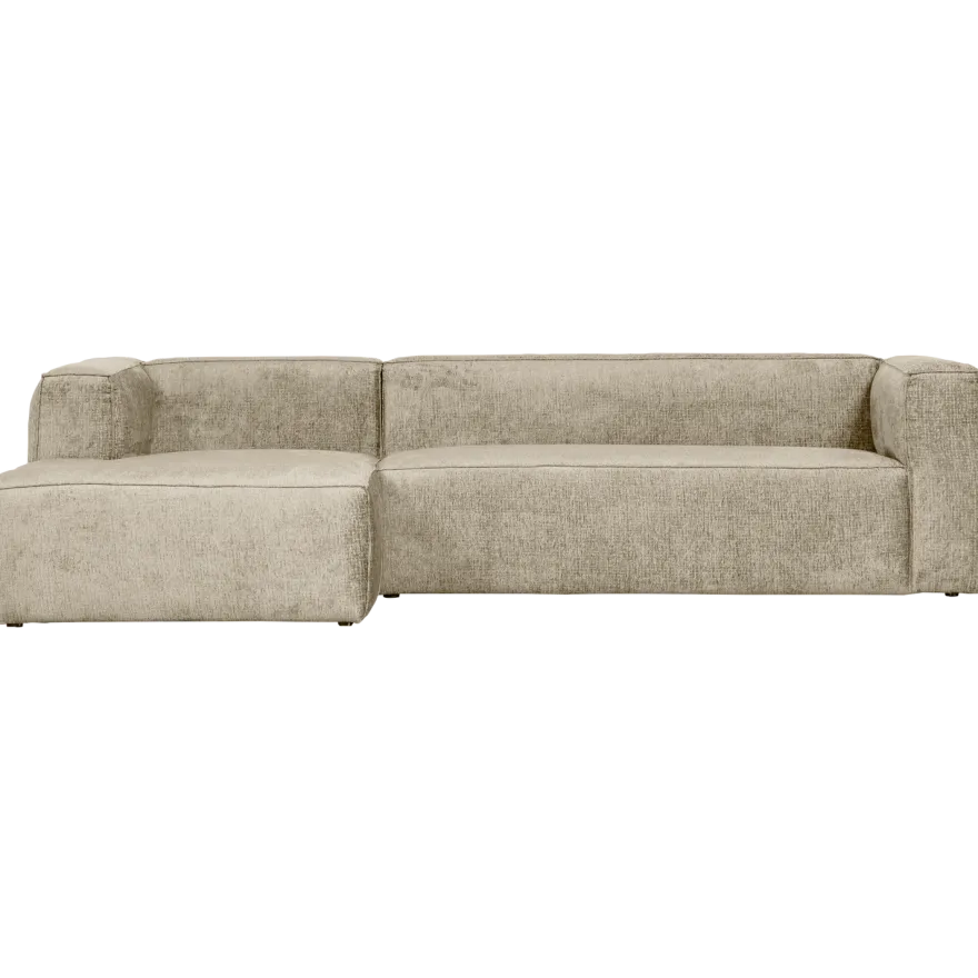 WOOOD Bean Velvet Links Hoekbank