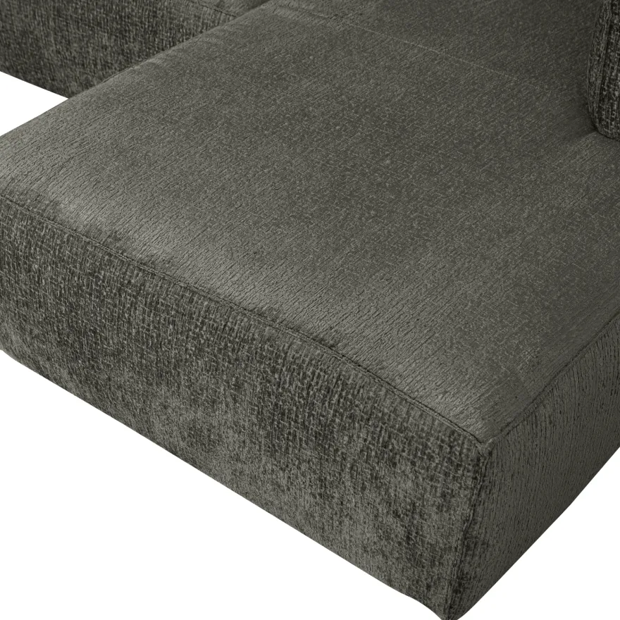 WOOOD Bean Velvet Rechts Hoekbank