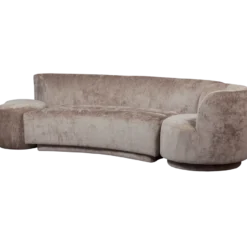 WOOOD Combi-Popular Fauteuil + Poef Elementenbank