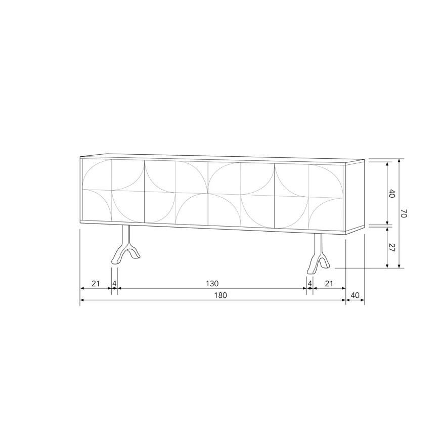 WOOOD Draw Dressoir