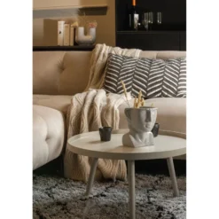 WOOOD Mesa Beige Bijzettafel