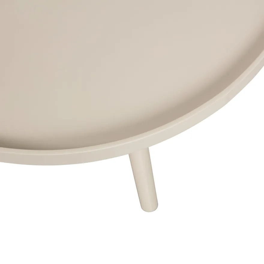 WOOOD Mesa Beige Bijzettafel