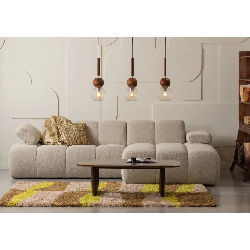 WOOOD Mojo Bouclé Chaise Longue Bank