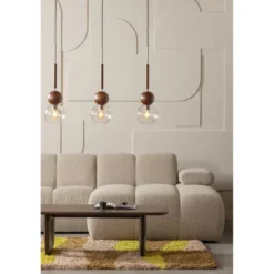 WOOOD Mojo Bouclé Chaise Longue Bank