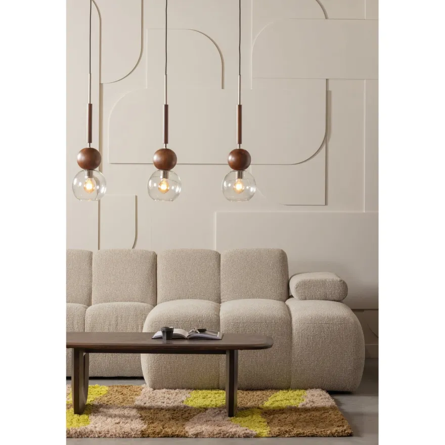 WOOOD Mojo Bouclé Chaise Longue Bank