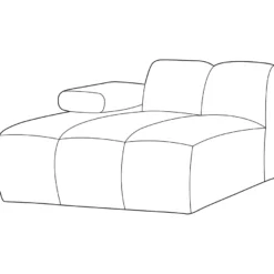 WOOOD Mojo Rib Chaise Longue