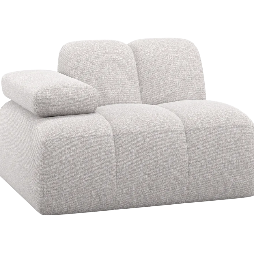 WOOOD Mojo 1-Zits Bouclé Elementenbank