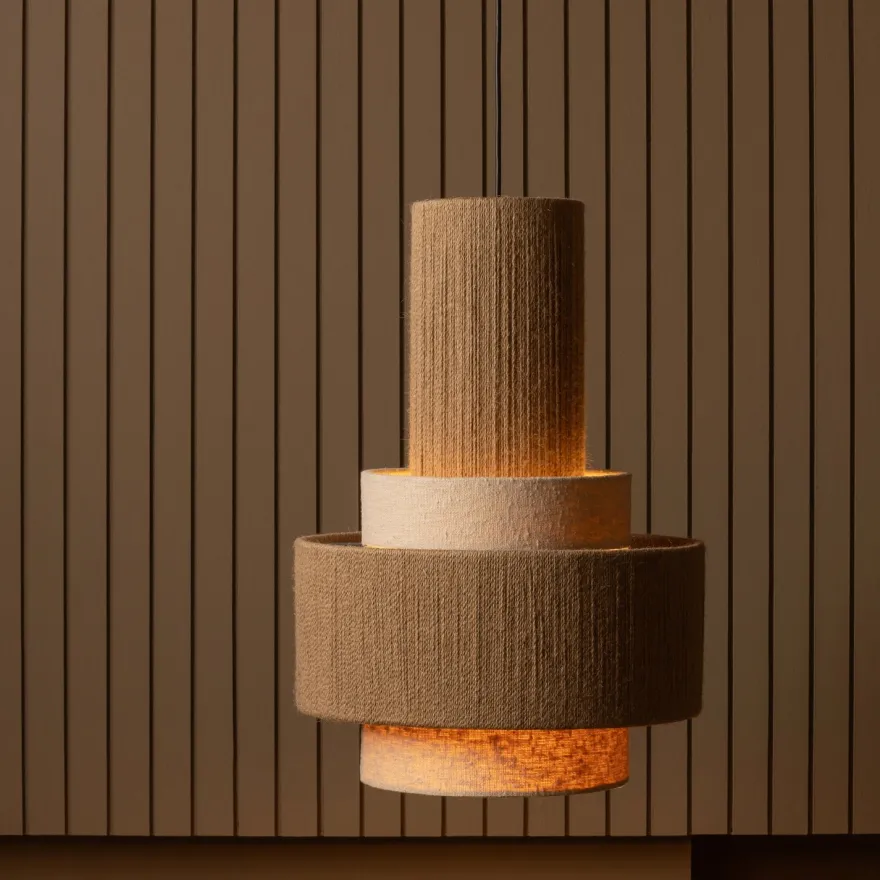 WOOOD Pelle Hanglamp